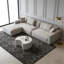 Table basse en cuir fritté clair-18531495