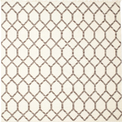 Tapis contemporain gris