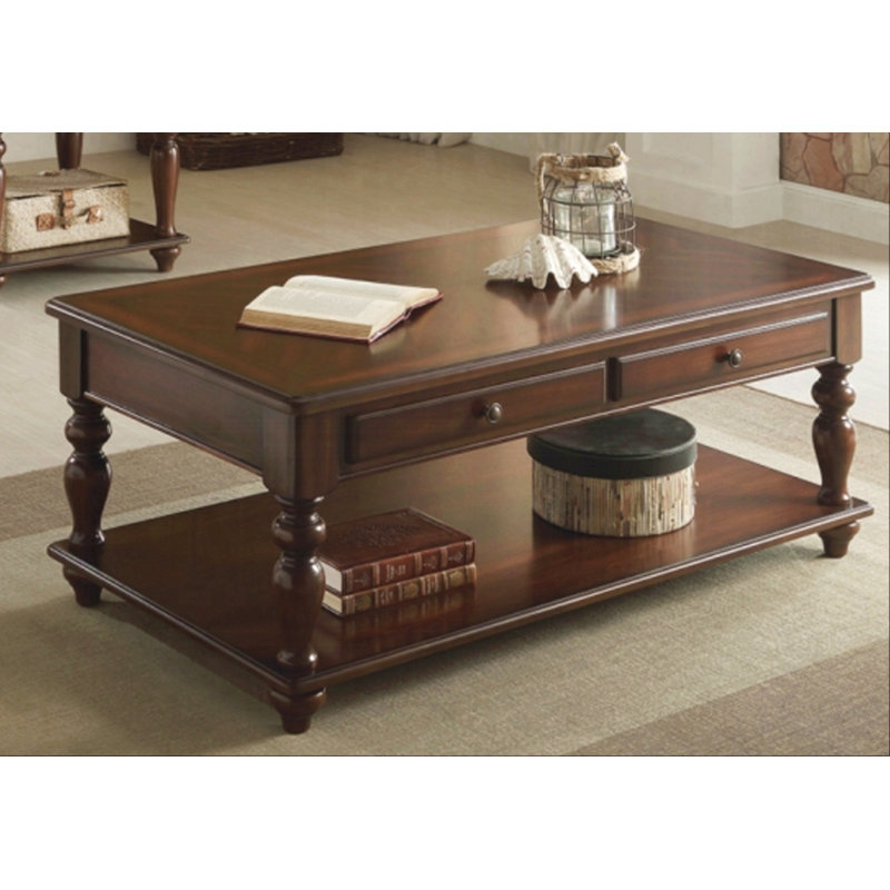 Table basse avec fini noyer Farrel