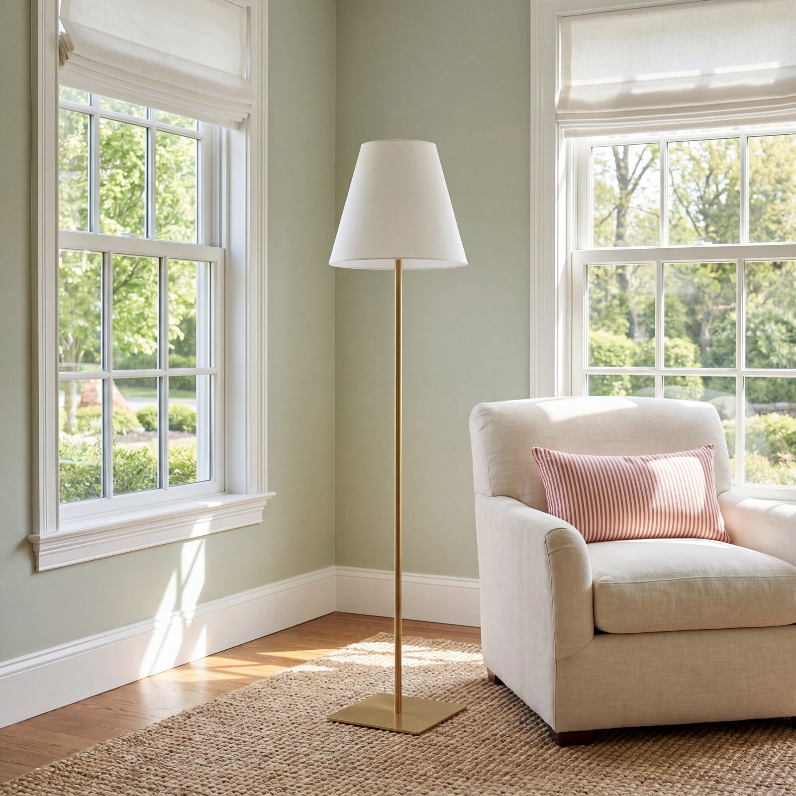 66.3'' Iron Floor Lamp, Gold