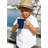 Harmony Blue Melamine Dinnerware Set 24 Piece - Service for 6
