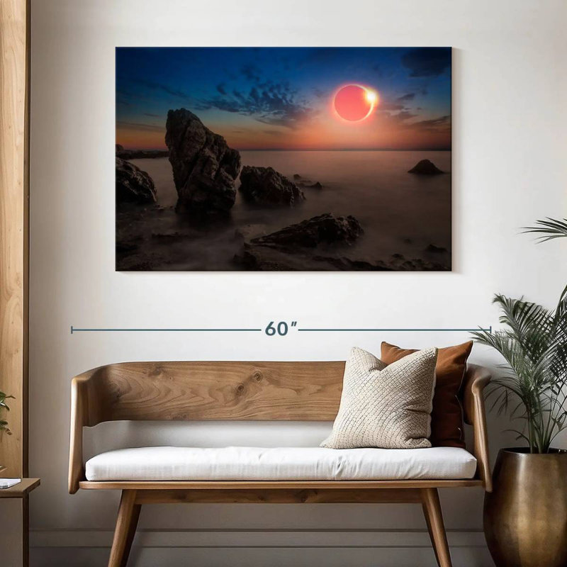 Gillard Solar Eclipse Gillard Scene, 32" H x 48" W