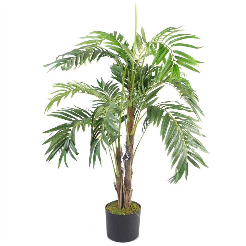 120cm Faux Palm Tree, Silver
