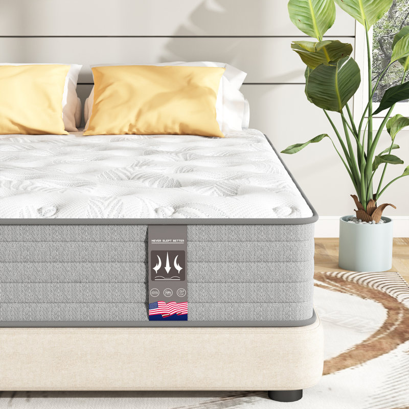 Westnedge 12" Medium Hybrid Gel Memory Foam Mattress in a Box, Twin XL