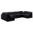 Hinami Velvet U-Shaped Sectional Reversible-94482535