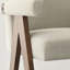Ensemble de 2 tabourets de comptoir rembourrés en bois de noyer avec accoudoirs 25,5 po Occeus-1488304414