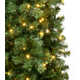 Slender Artificial PVC Spruce Christmas Tree LED Steady/Constant Lights