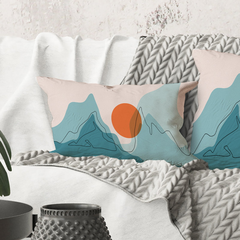 Abstract Throw Pillow