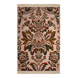 Amaranthine Machine Woven Oriental Area Rug in Tourmaline/Red/Green/Orange