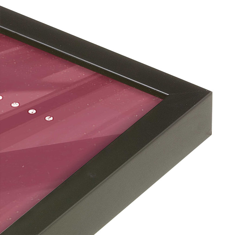 «Classic Reindeer Sleigh Rides», impression de signe, Cadre noir satiné, H 25 po x l 37 po