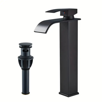 Robinet de meuble-lavabo vasque à une poignée avec robinet