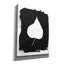 Toile épique «Nature by the Lake Leaves 3 Black» par Piper Rhue, art épique, 26 po x 34 po-106173581