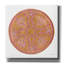 Bungalow Rose «Mustard Mandala» par Yvette St. Amant, art mural sur toile, 12 po x 12 po-614031387
