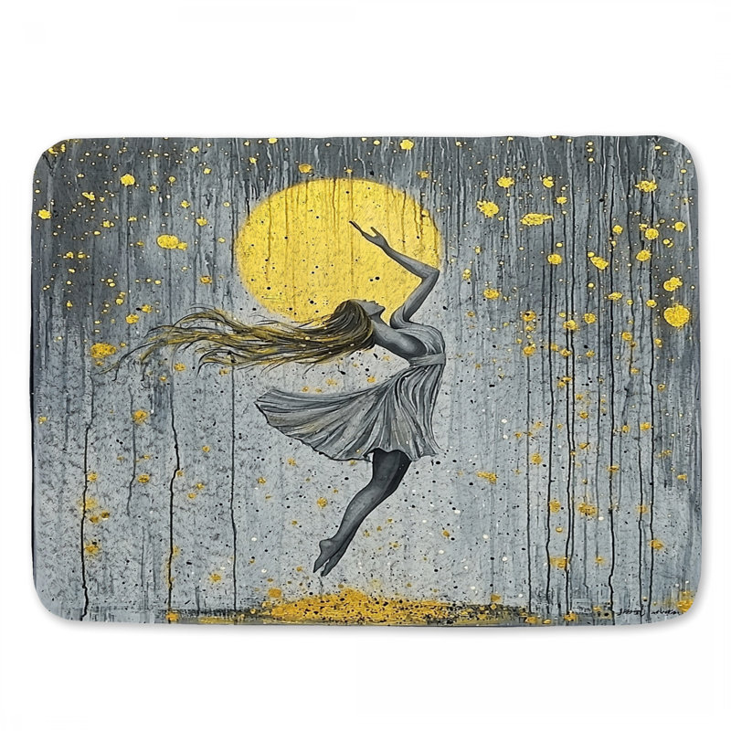Tapis de bain Dancing Silhouette, L 24 po x l 17 po