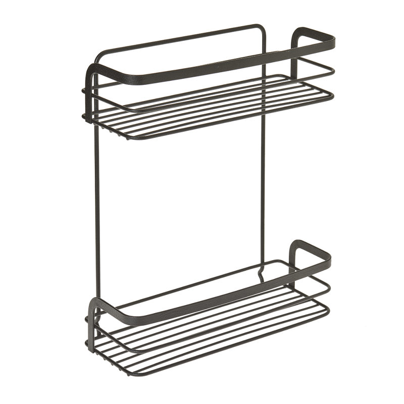 Origin LAVA Bathroom Shelf with 2 Levels, Black