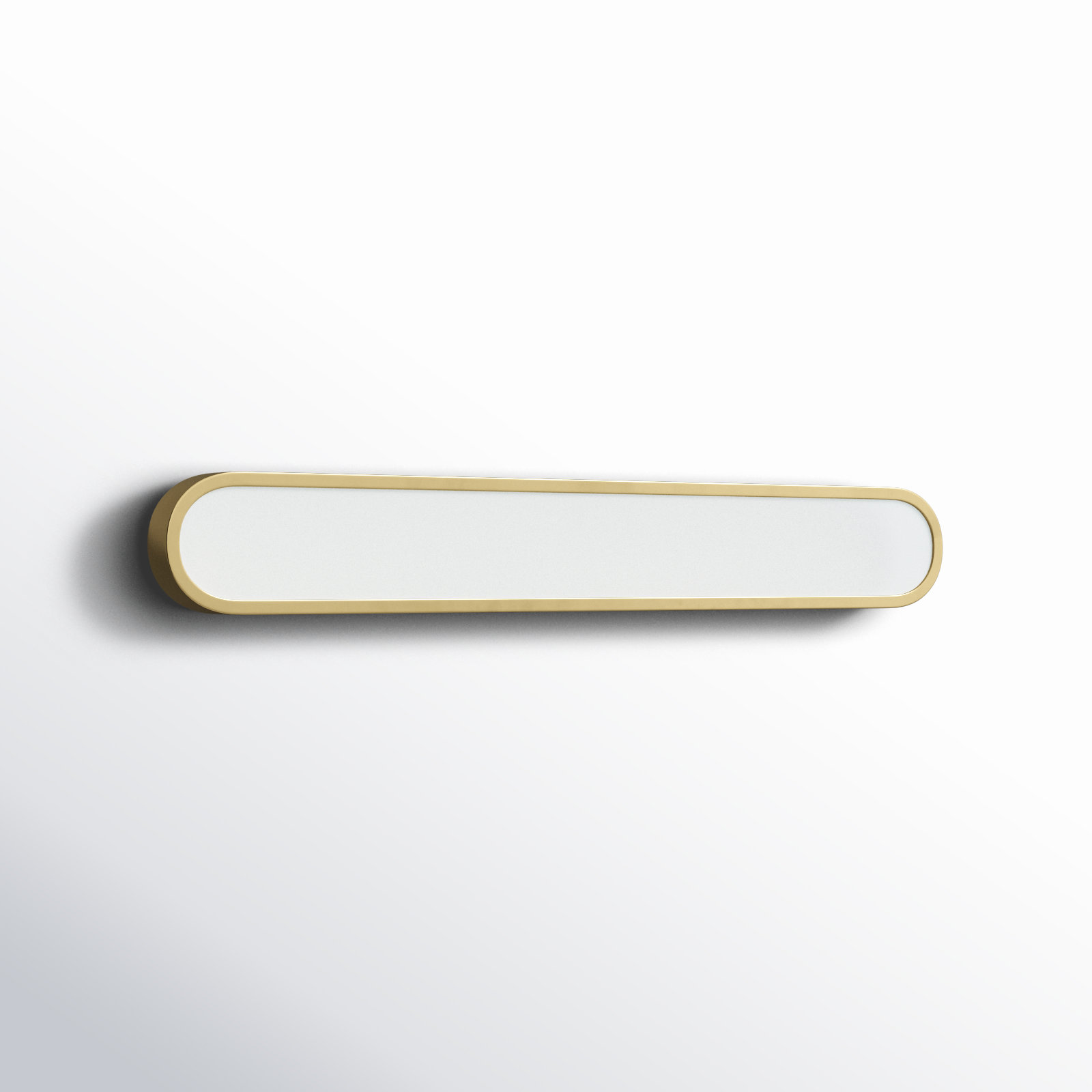 Single Dimmable LED Bath Bar, Gold/White