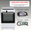 Cuisinière électrique à convection autoportante électrique 24 po 2,4 pieds cubes Equator Advanced Appliances-100527841