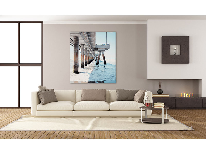 « under the pilier i », reproduction de photo sur toile