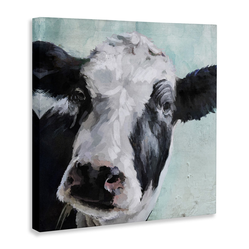 «Gentle Farm Cow», impression, H 17 po x l 17 po