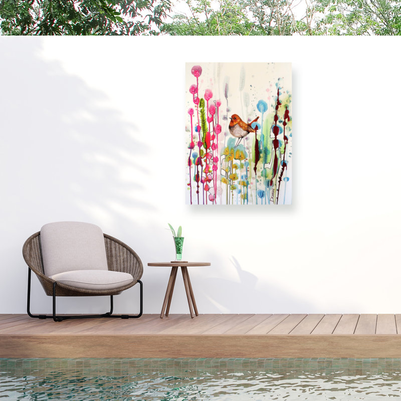 Toile d'extérieur «Demander Son Chemin» de Sylvie Demers, H 47 po x l 35 po x P 1,5 po