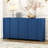 Modern Linear Sideboard with Triangular Legs and Pine Veneer Perfect for Stylish Storage and Aesthetic Appeal-107578548