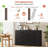 Chest of Drawers with 6 Drawers, Modern Drawer Dresser Durable Structure with Deep Drawers,Anti-Tipping Device for Home,Office, Living Room-749391058