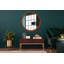 Huldar Glass Flat Wall Mirror