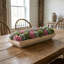 Sedum and Moss Arranged in Wood Planter-1656598843