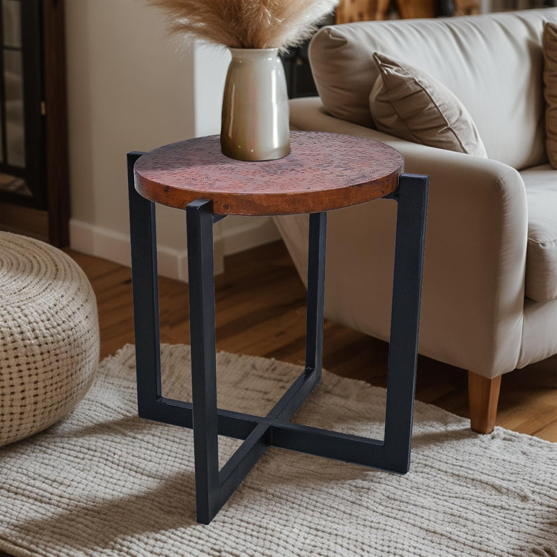 Iron Ember Side Table