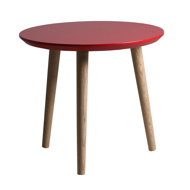 Pineiro End Table, Red