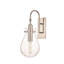 Glass 1-Light Armed Sconce-2134246206