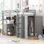 Lit mezzanine avec tiroirs, bureau et garde-robe-771188308-771188309