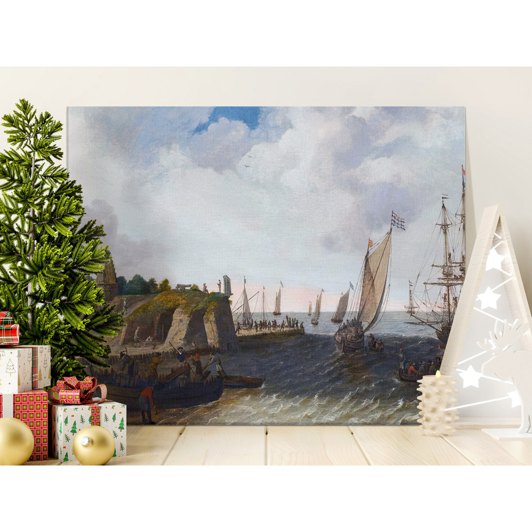 Dutch Seaport Old Master Wall Art Canvas