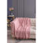 50X60" Decorative Pink Cotton Throw Blanket With Tassels, 2 Pack
