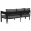 Viola 77.56'' Metal Outdoor Patio Sofa-1223804468