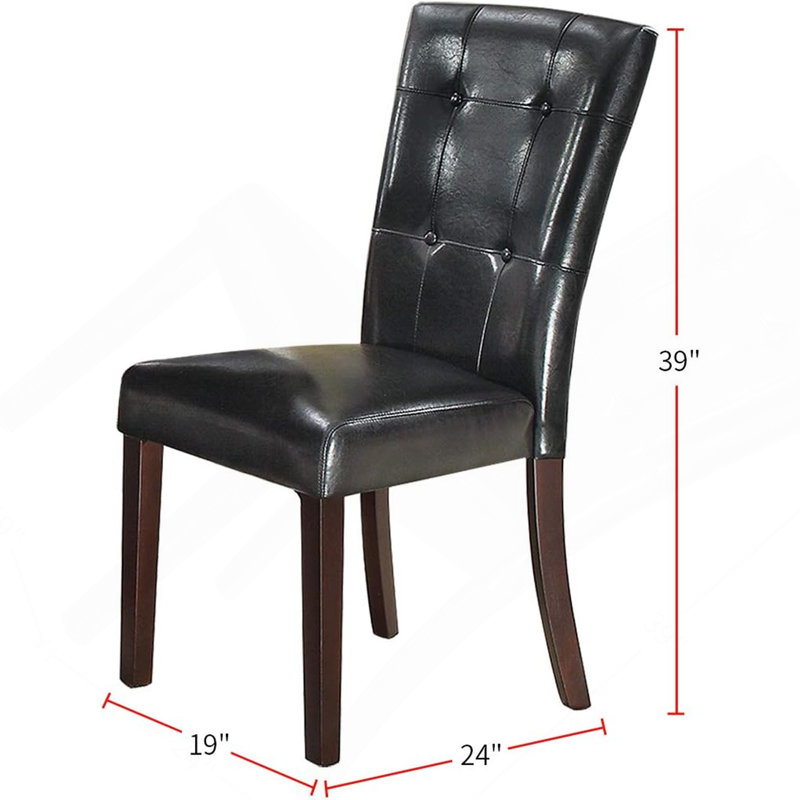 Ensemble de 2 chaises d'appoint Modern Parson