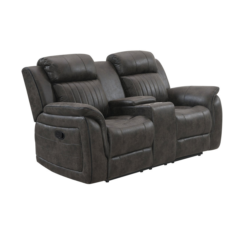 Analis 74.4'' Pillow Top Arm Reclining Loveseat
