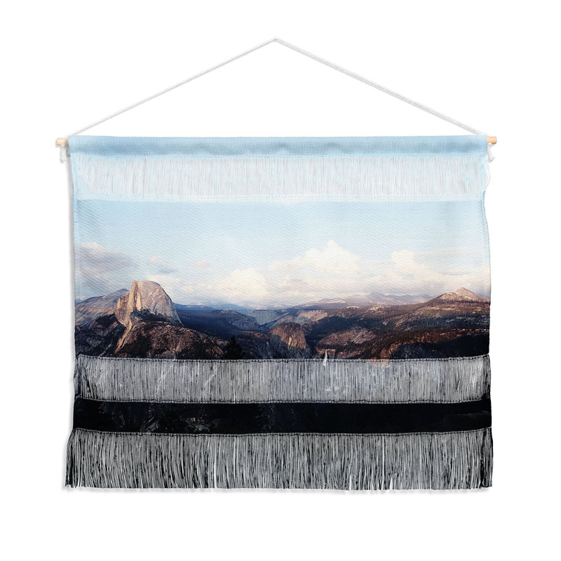 Suspension murale en polyester leah flores yosemite avec accessoires suspendus inclus, H 16 po l 22 po