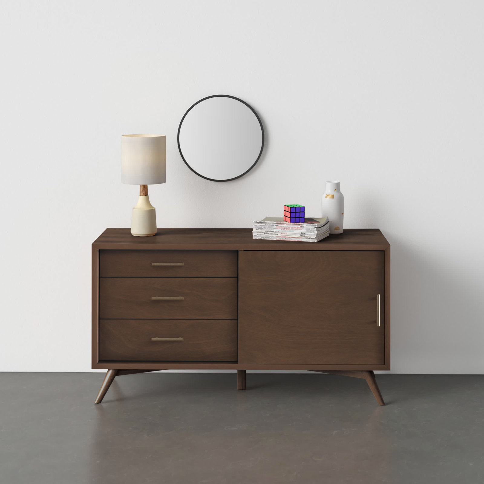 Williams 50" Media Console, Walnut