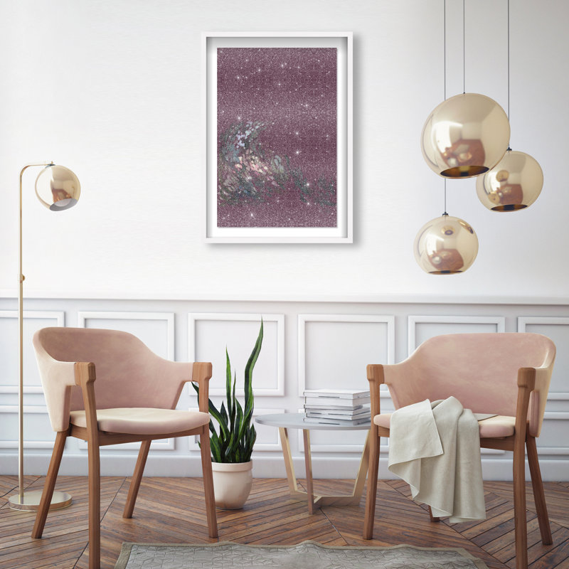 A Spring Wave Print by Oliver Gal, 21.5"H x 31.5"W, White Shadowbox