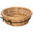 Bay Isle Home™® Round Basket With Wire Frame, Wicker - Black 7D402ADAD70D4F80A2C4CD0EB9E5CED4
