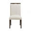 Ensemble de salle à manger 7 pièces moderne, extensible, en bois brun, avec 6 chaises d'appoint, rembourré, meubles de salle à manger-603144367