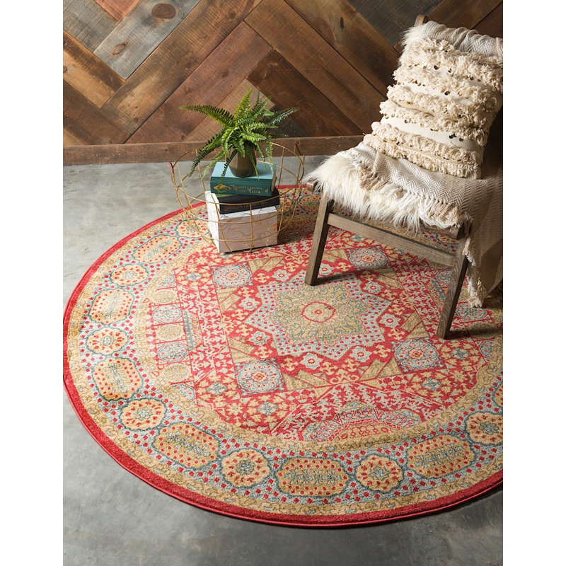 Palazzo Oriental Indoor Rug, Round 8'