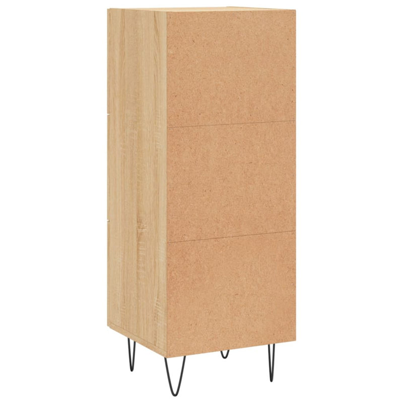 Malynda Sideboard 34,5x34x90 cm Engineered Wood, Sonoma Oak