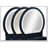 3Pc Vanity Table And Stool Set With LED-Lit Mirror, Spacious Storage, And Matching Cushioned Stool For Elegant Home Decor-1950326425