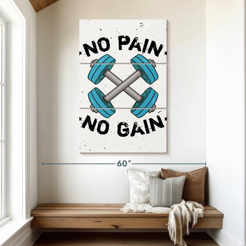 Citation de Tergel No Pain No Gain, H 50 po x l 32 po