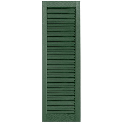Paire de volets à persiennes droites