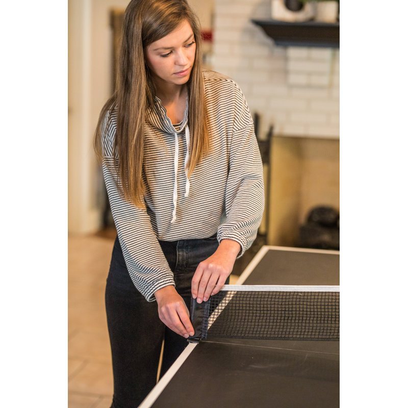 Hampton 3-in-1 Combination Table Includes Billiards, Table Tennis, & Dining Table, Gray