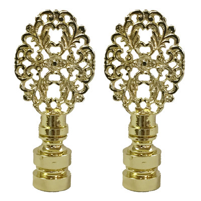 Faîteau de lampe ovale filigree