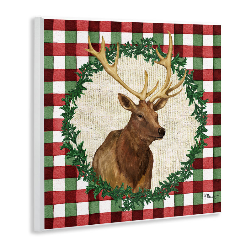  «Plaid Holiday Elk» par Paul Brent